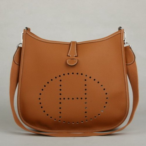 Hermes Evelyne Tasche Heller Kaffee 1032