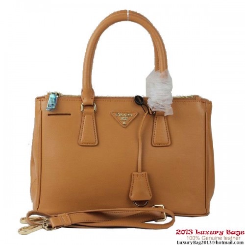 2013 Prada Saffiano Tragetasche 1801 Aprikose