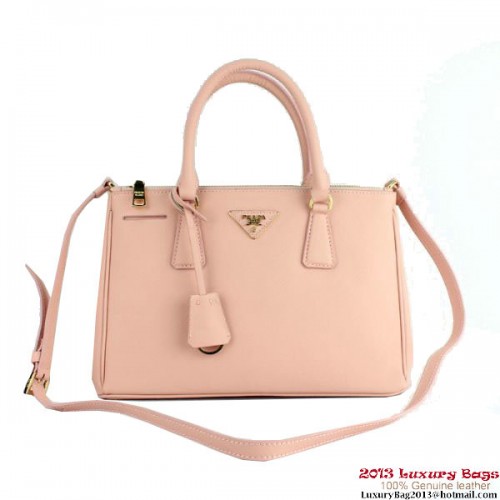 2013 Prada Saffiano Tragetasche 1801 Rosa