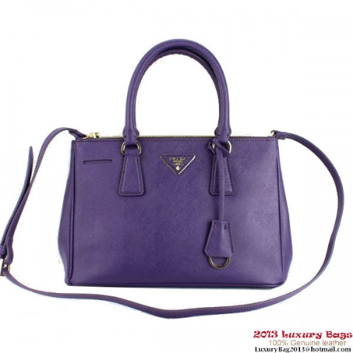 2013 Prada Saffiano Tragetasche 1801 Lila