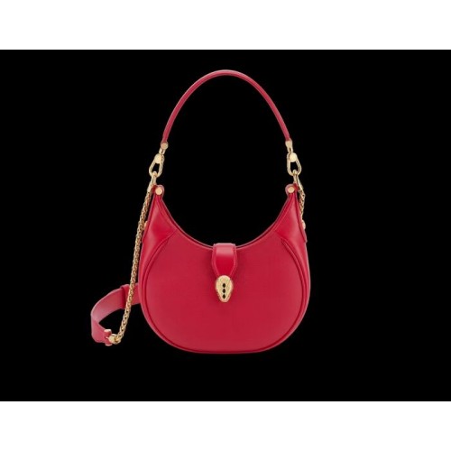 BVLGARI Umhängetasche Kalbsleder B281640 rot