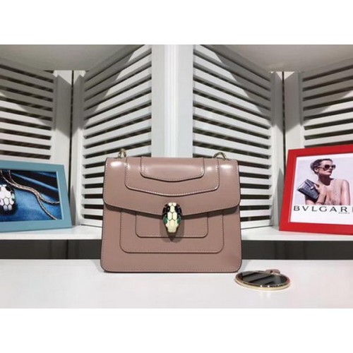 BVLGARI Mini Umhängetasche Kalbsleder BG2283 Rosa