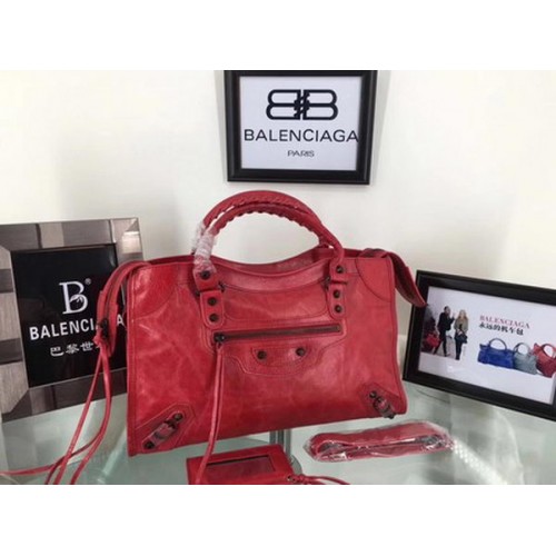 Balenciaga Classic City Taschen B084332 Rot