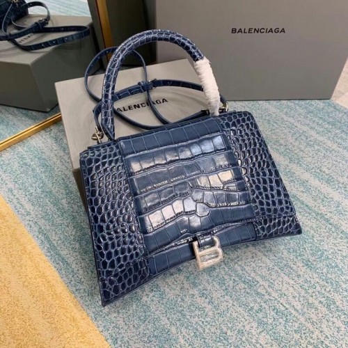 Balenciaga HOURGLASS MEDIUM TOP HANDLE BAG B108892E blau