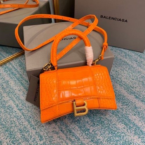 Balenciaga Hourglass XS Henkeltasche 28331S orange