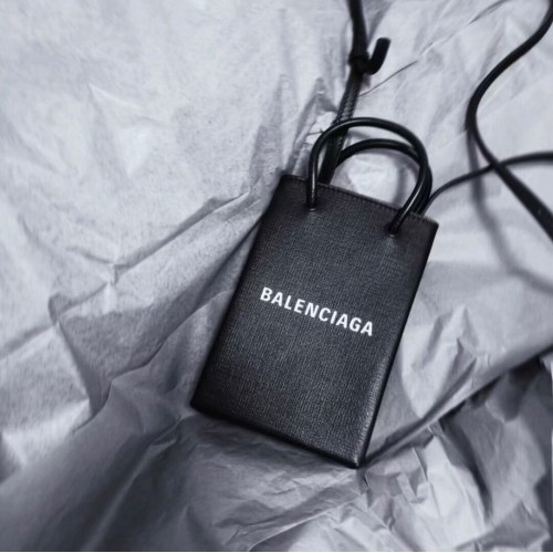 Balenciaga Original Leather Mini Shopper Bag B152865 schwarz