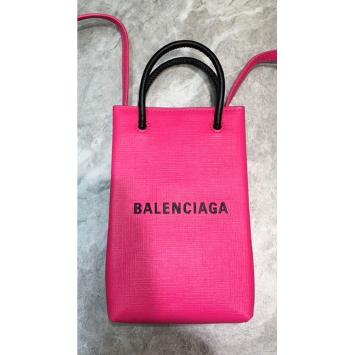 Balenciaga Original Leder Mini Shopper B6123 Pink