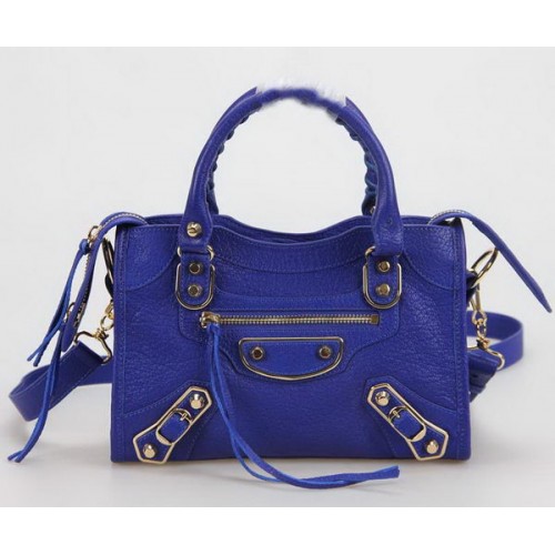 Balenciaga Mini Classic Erste Tasche B300295 Blau
