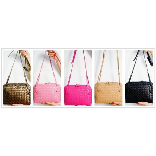 Bottega Veneta Bicolors Intrecciato Nappa Umhängetasche BV9610