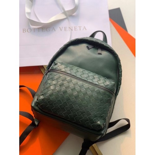 Bottega Veneta CLASSIC INTRECCIATO Rucksack aus Intrecciato-Leder 7786 RAINTREE