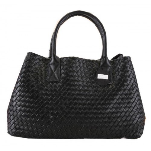 Bottega Veneta Cabat Mittlere Einkaufstaschen BV5211 Schwarz