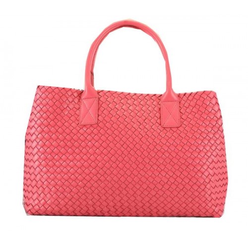 Bottega Veneta Cabat Medium Tragetaschen BV5211 Hellrot