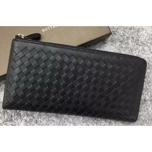 Bottega Veneta Clutch aus Intrecciato-Leder BV144077 Schwarz