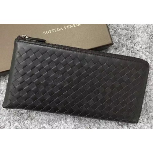 Bottega Veneta Clutch aus Intrecciato-Leder BV144077 Braun