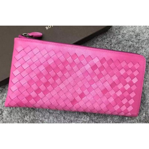 Bottega Veneta Clutch aus Intrecciato-Leder BV144077 Rosy
