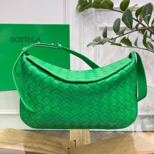 Bottega Veneta Schultertasche aus Intreccio-Leder 690226 Sittich