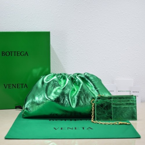 Bottega Veneta Lederclutch 576227 Sittich