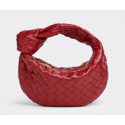 Bottega Veneta MINI JODIE 651876 DUNKELROT