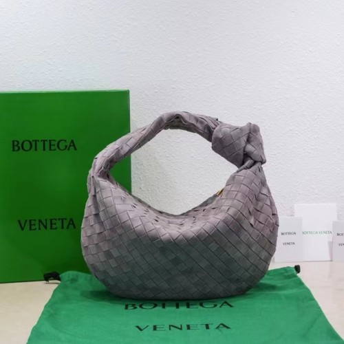 Bottega Veneta Mini Tasche aus gewebtem Wildleder mit Henkel 651877V1 THUNDER