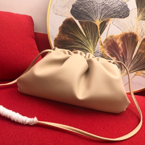 Bottega Veneta Nappa Lammleder weiche Umhängetasche 9722 Nude