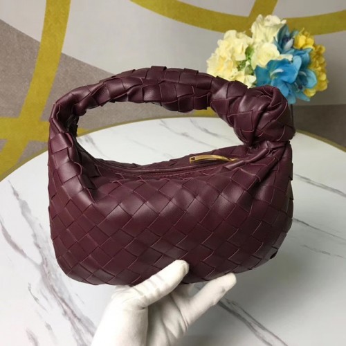 Bottega Veneta Original Weave Ledertasche BV4588 Burgund