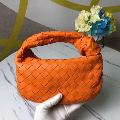 Bottega Veneta Original Weave Ledertasche BV4588 orange