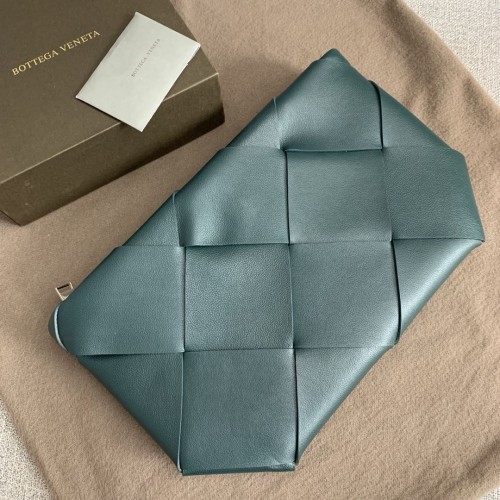 Bottega Veneta Original Weave Ledertasche BV4599 grün