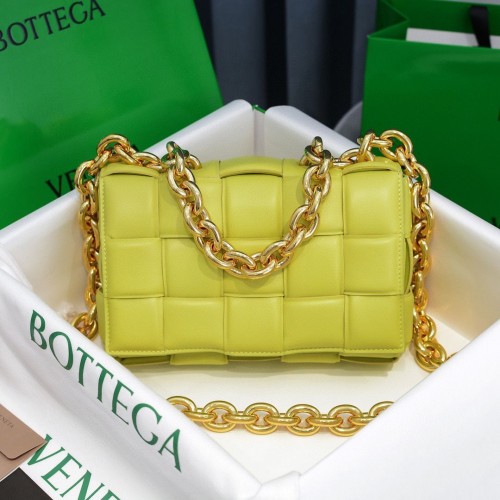 Bottega Veneta GEPOLSTERTE KASSETTENTASCHE 591971 Zitrone