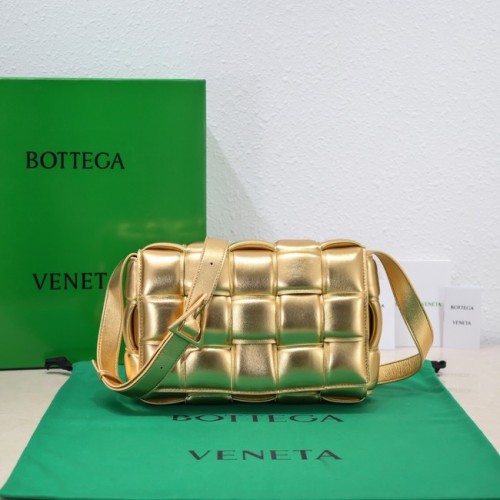 Bottega Veneta Gepolsterte Kassette 591970 Gold
