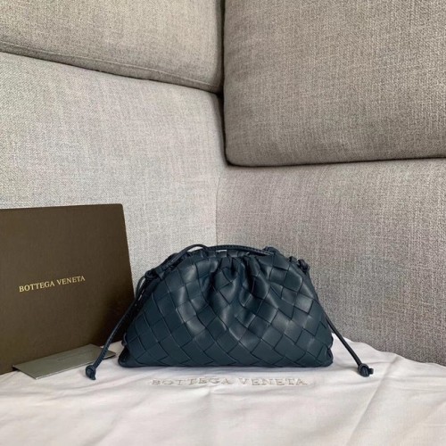 Bottega Veneta Schaffell Weberei Original Leder BV3693 Navy