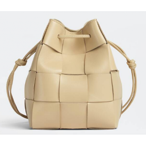 Bottega Veneta Small Cassette Bucket Bag 680218 Haferbrei