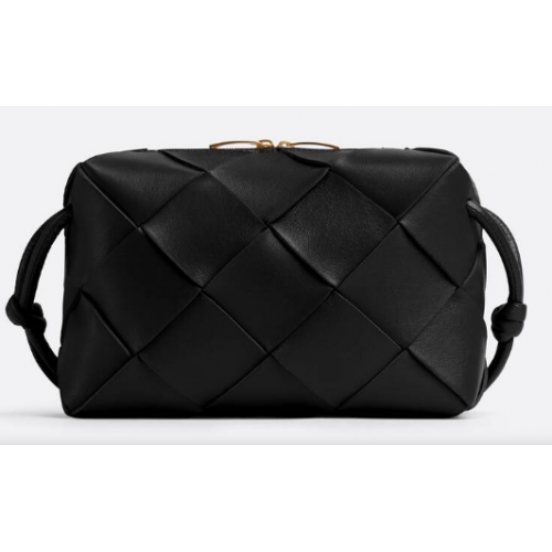 Bottega Veneta Kleine Kassettenkameratasche 709417 Schwarz