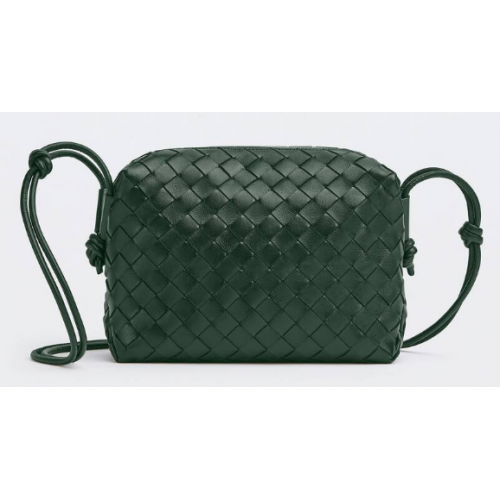 Bottega Veneta Kleine Umhängetasche aus Intrecciato-Leder 680255 Raintree