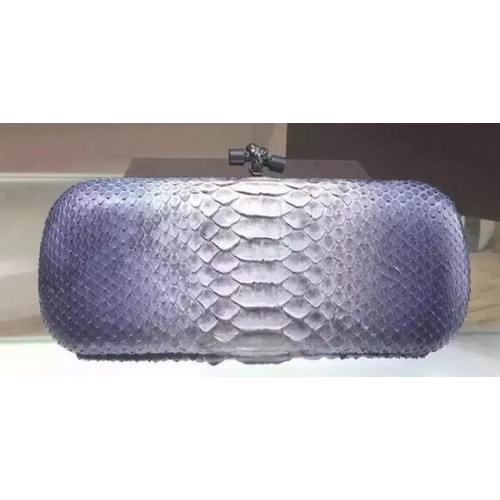 Bottega Veneta Schlangenleder-Knoten-Clutch 8651C