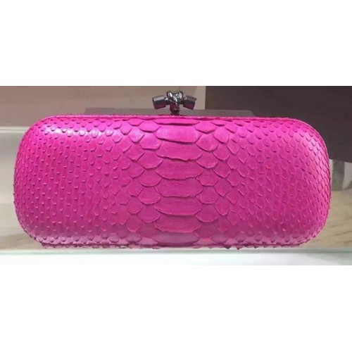 Bottega Veneta Clutch aus Schlangenleder mit Knoten 8651J