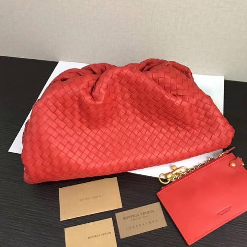 Bottega Veneta Weave Clutch 585853 rot