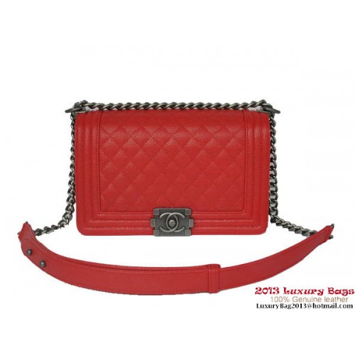 Junge Chanel Flap Umhängetasche Classic Cannage Patterns A67086 Rot