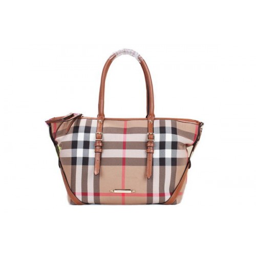 BurBerry House Check Sattelstich-Umhängetasche B20551 Weizen