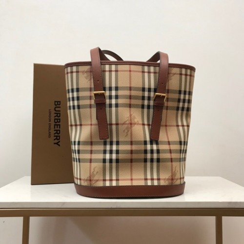 BurBerry Leder Umhängetasche 80111 Weizen