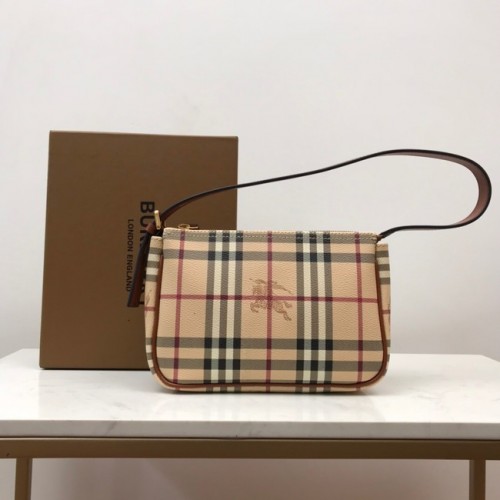 BurBerry Leder Umhängetasche 80112 braun