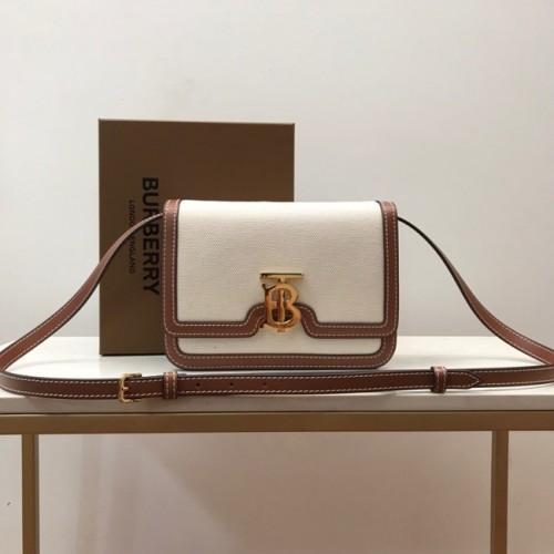 BurBerry Leder Umhängetasche 80146 braun