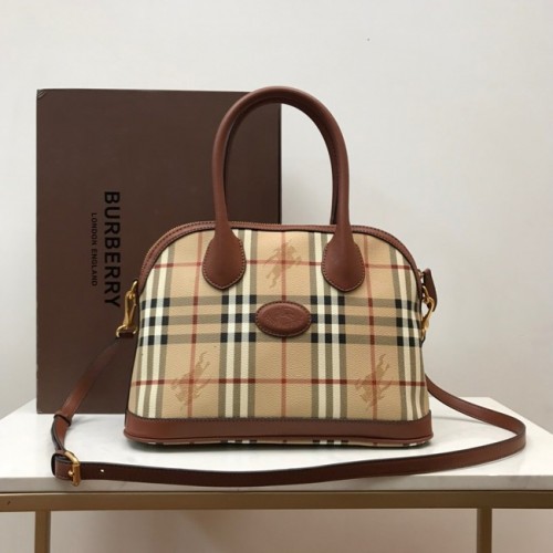 BurBerry Leder Umhängetasche 81125 braun