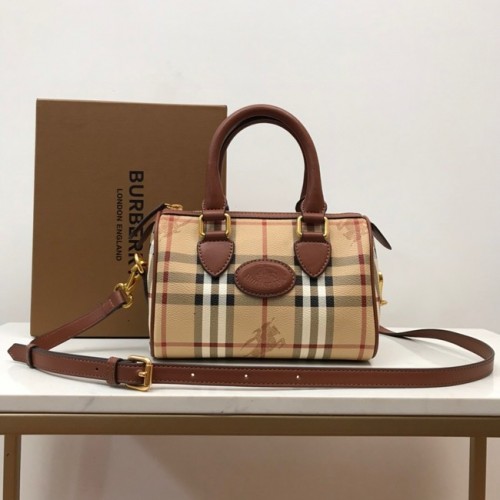BurBerry Leder Umhängetasche 82012 braun
