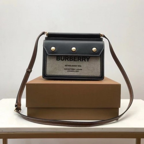 BurBerry Umhängetasche 80146 schwarz&braun