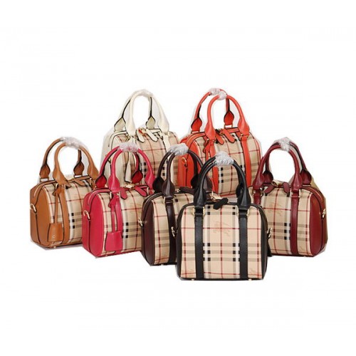 BurBerry kleine karierte Haymarket Tragetasche B9091