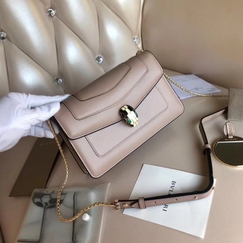 Bvlgari Original Kalbsleder serpenti forever Umhängetasche 5590 hellrosa