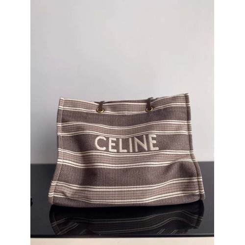 CELINE Canvas Einkaufstasche 2063 Grau