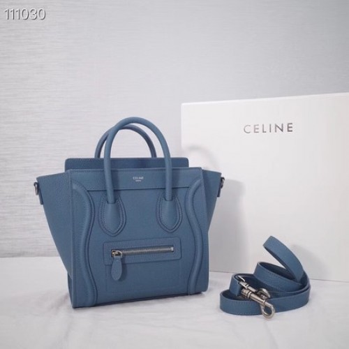CELINE NANO GEPÄCKTASCHE AUS LAMINIERTEM LAMMLEDER 189244-20