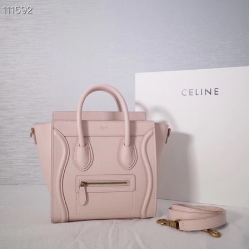 CELINE NANO GEPÄCKTASCHE AUS LAMINIERTEM LAMMLEDER 189244-22