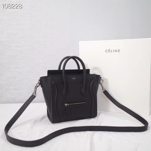 CELINE NANO GEPÄCKTASCHE AUS LAMINIERTEM LAMMLEDER 189244-7